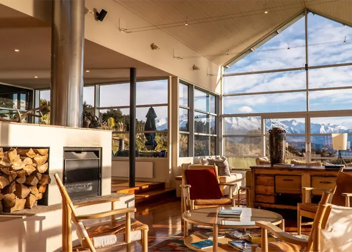 Strikingly Designed In Timber And Glass Wanaka